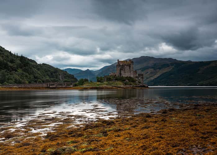 Entrance of Eilean Donan Castle, Scotland