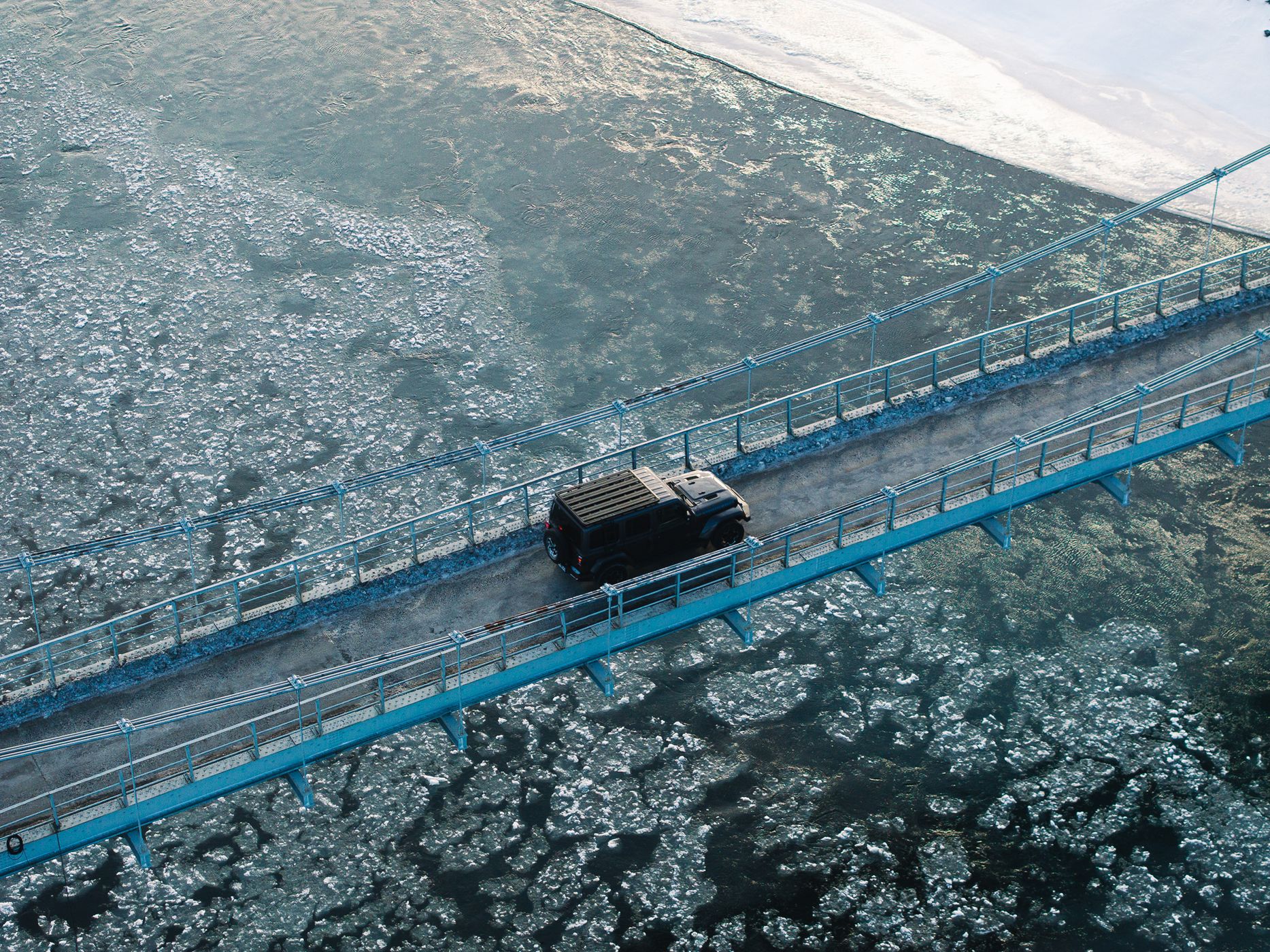 Fjöllum Bridge, Iceland, Iceland