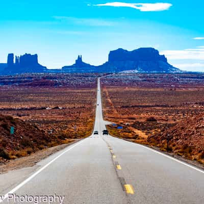 Forrest gump point, monument valley, USA