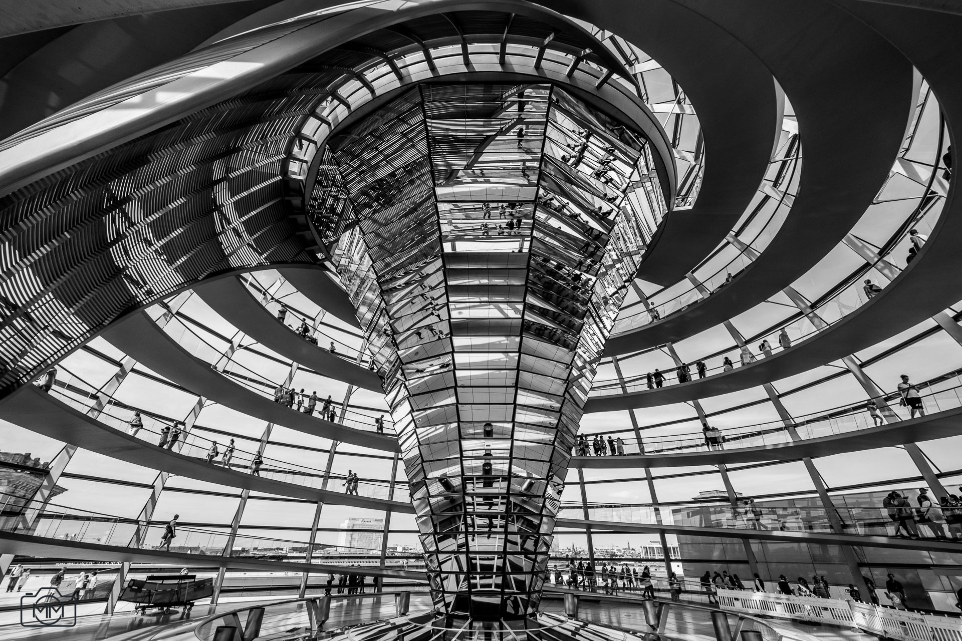 German Bundestag from the inside, Berlin, Germany