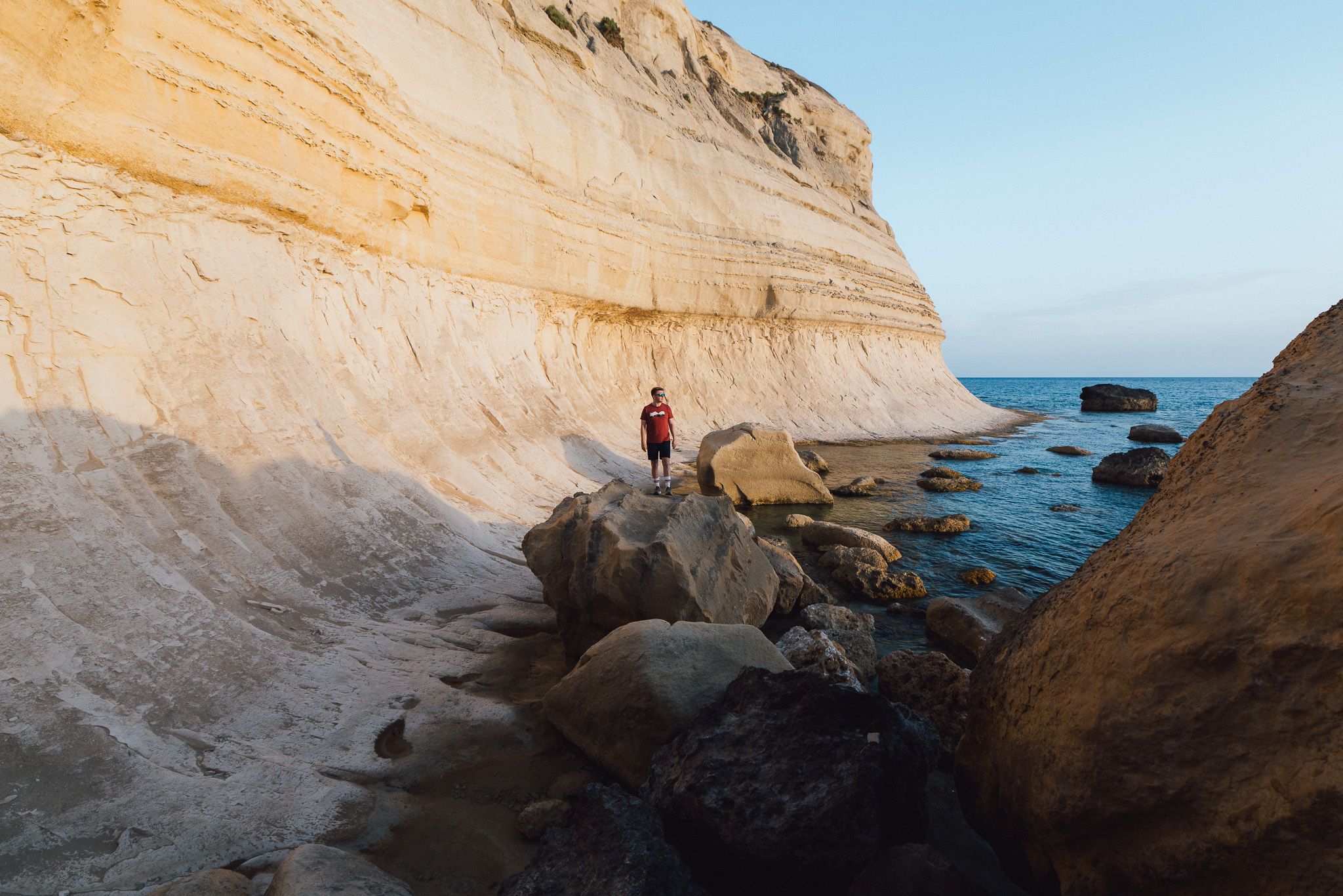 Gnejna Bay Coastline, Malta, Malta