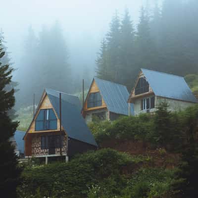 Goderdzi mountain huts, Georgia, Georgia