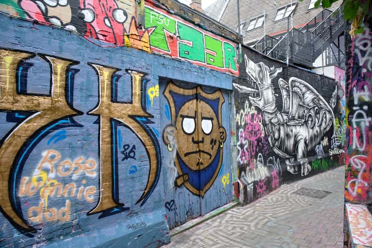 Graffiti-Straat