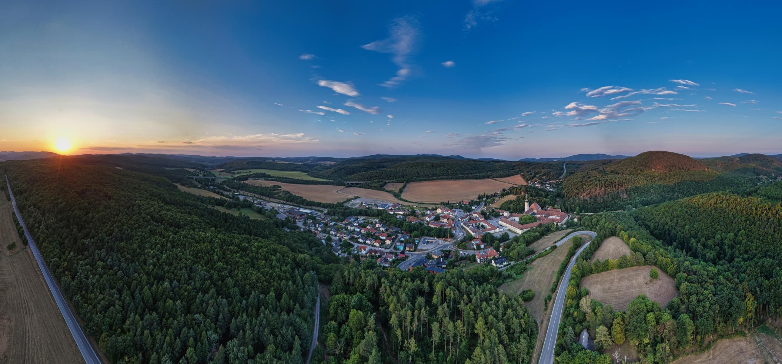 Heiligenkreuz Sunset, Austria