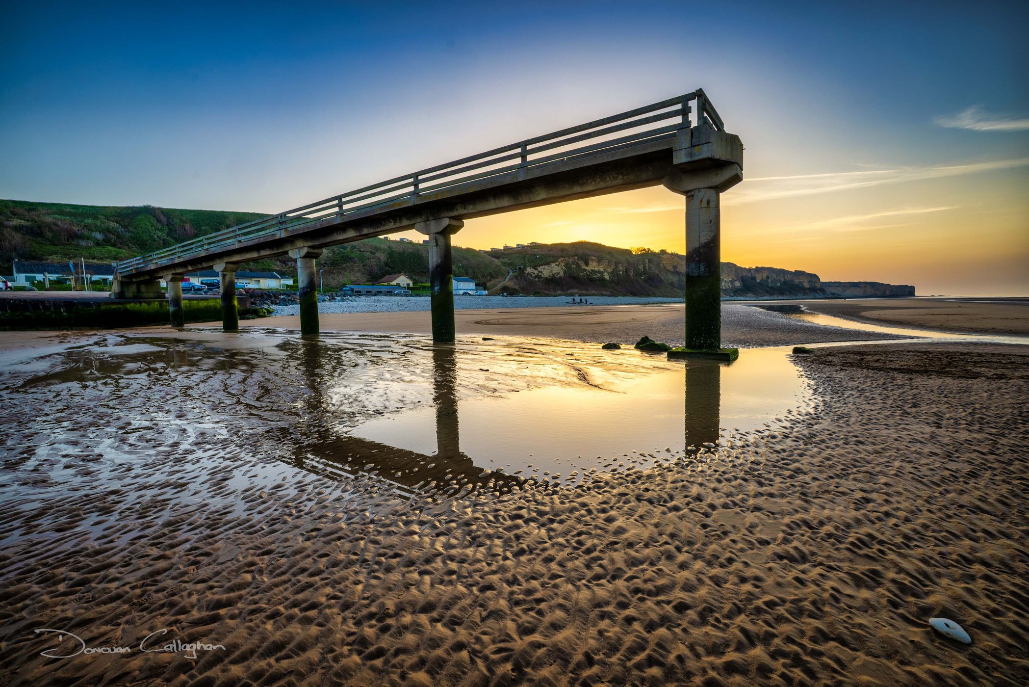 Jetty Omaha Beach, France