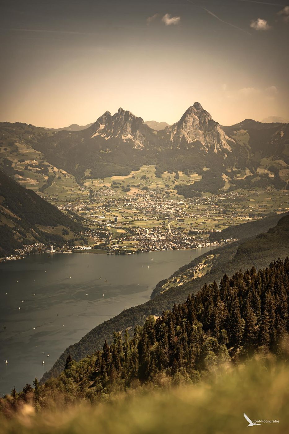 Klewenalp Blick richtung Mythen, Switzerland