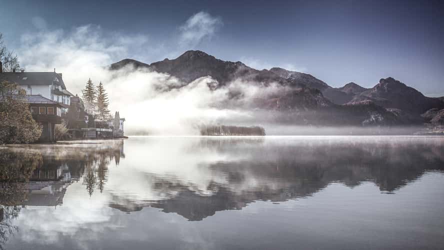 Kochelsee am See