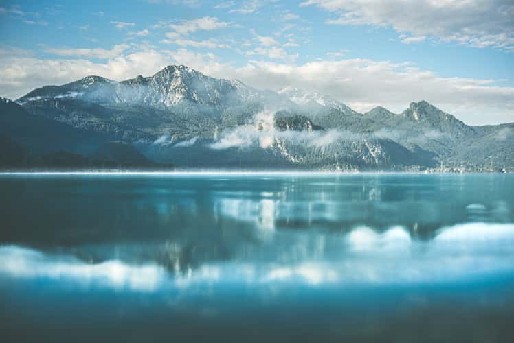 Kochelsee am See