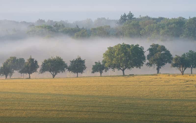 Kraichgau hills from Burg Steinsberg