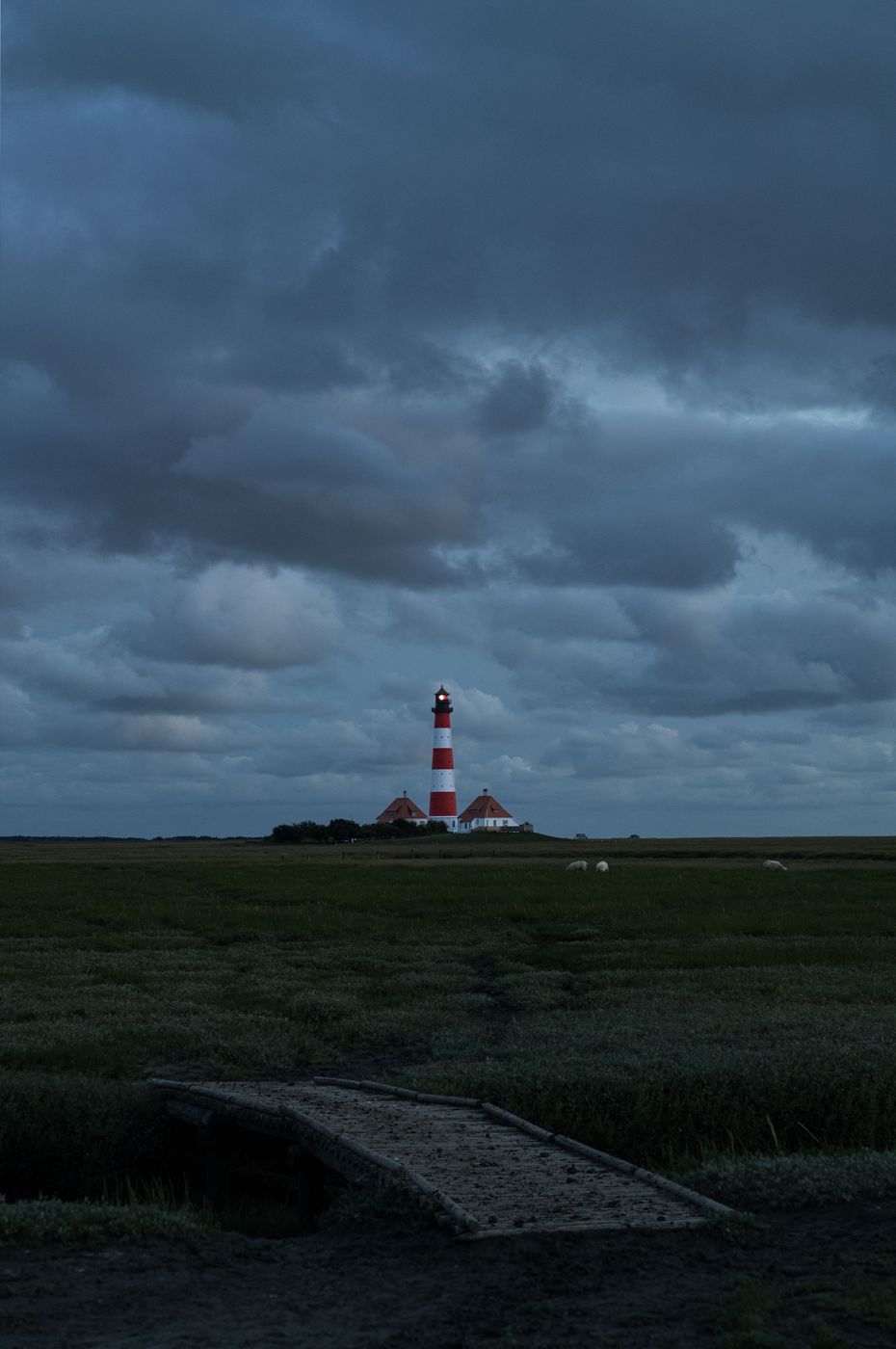 Leuchtturm Westerheversand, Germany