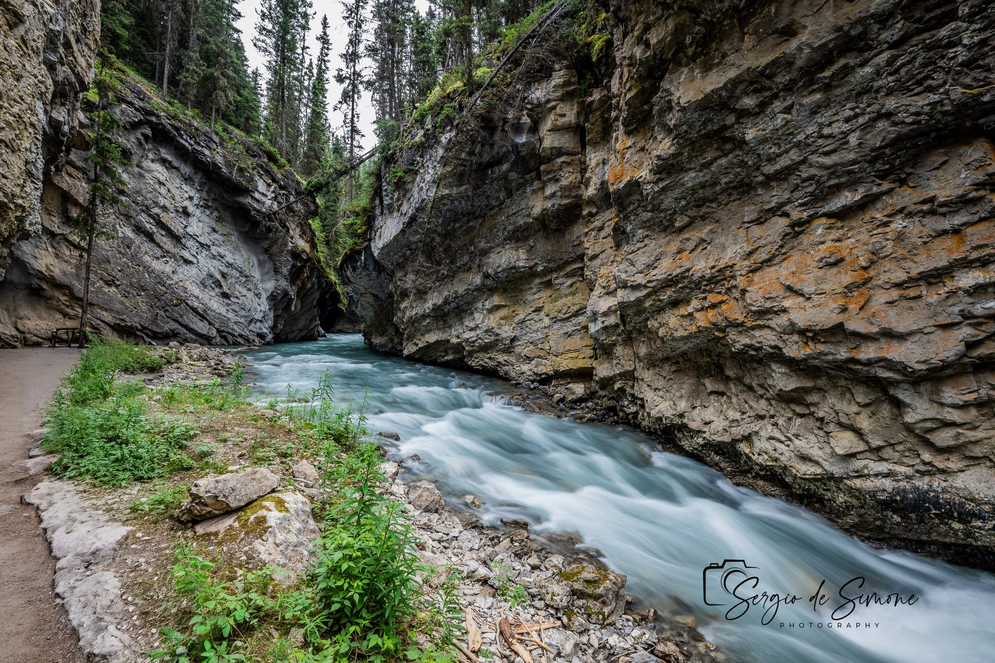 Lower Falls,  Johnston Canyon Trail, Canada