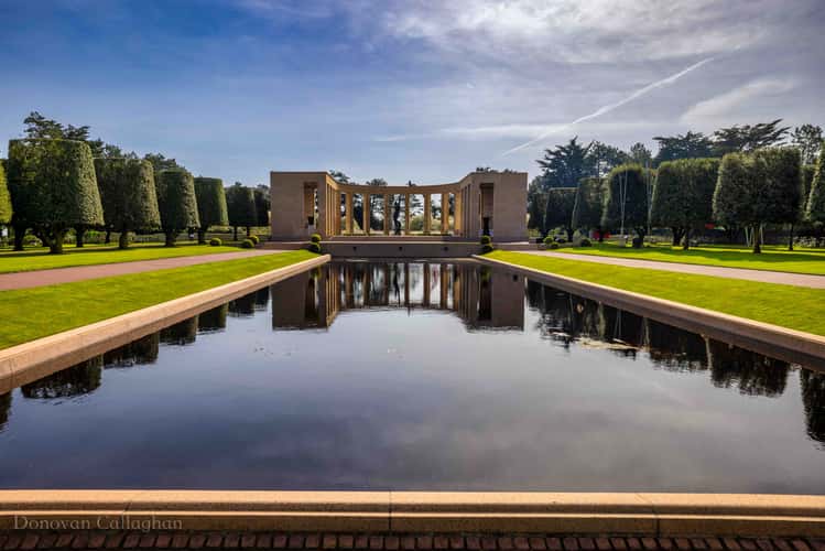 Memorial Plaza, Normandy American Cemetery, Omaha Beach