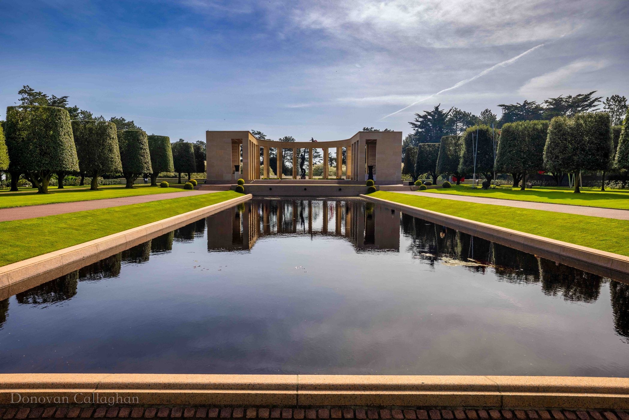 Memorial Plaza, Normandy American Cemetery, Omaha Beach, France