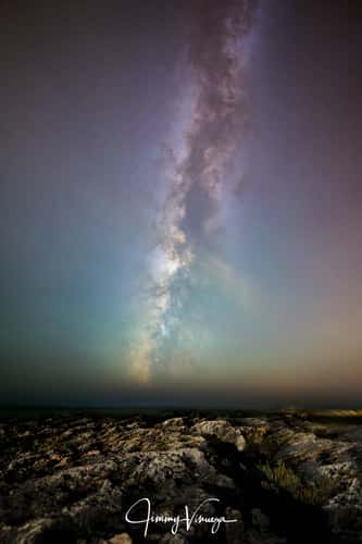 Milky way from Colònia de Sant Jordi, Mallorca