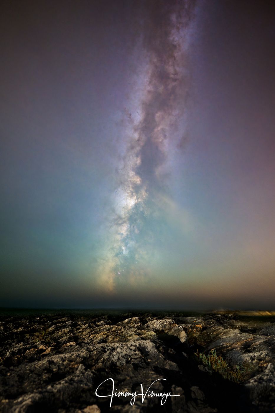 Milky way from Colònia de Sant Jordi, Mallorca, Spain