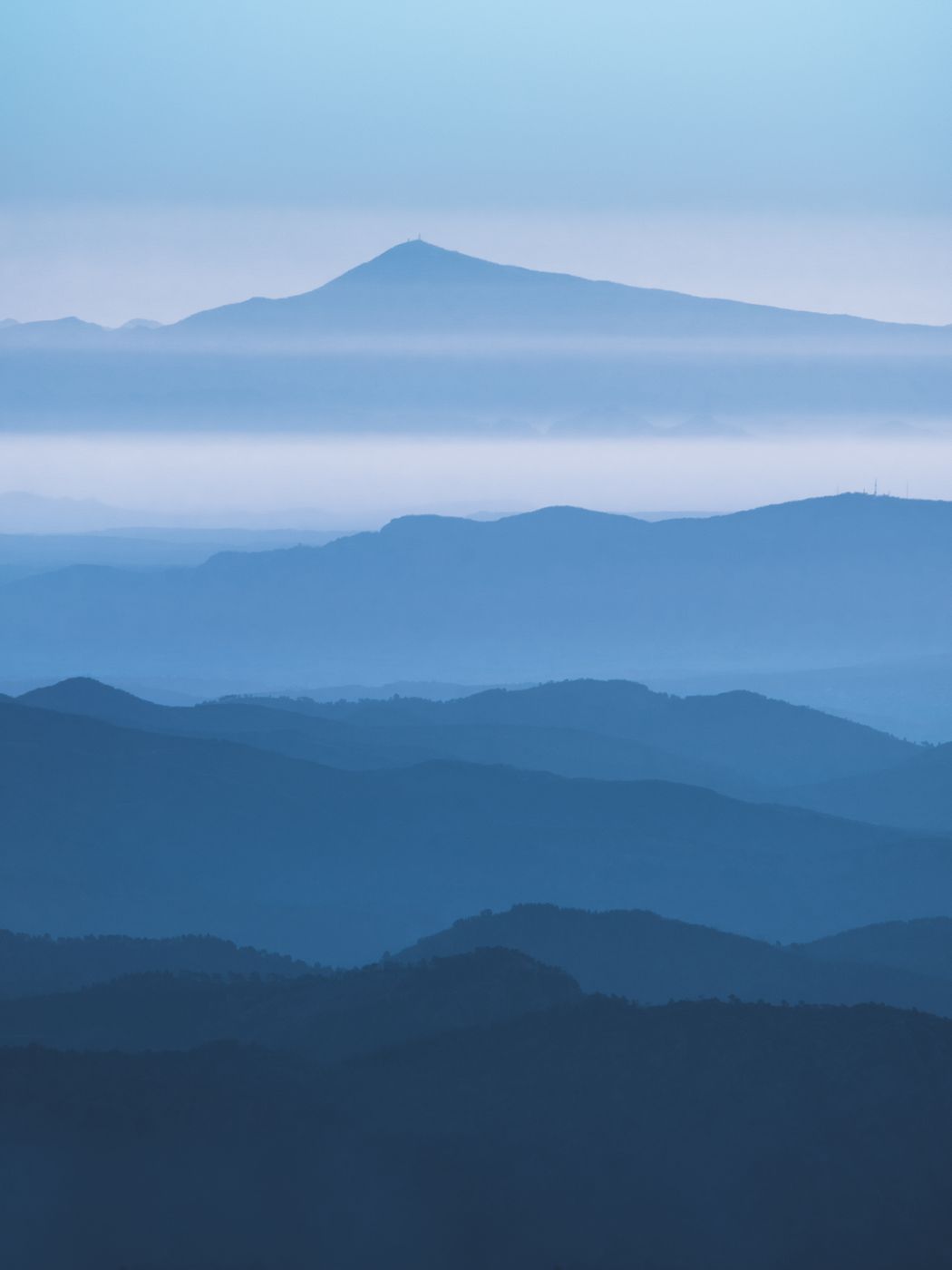 Mont Aigoual observatory viewpoint, France