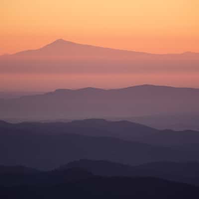 Mont Aigoual observatory viewpoint, France