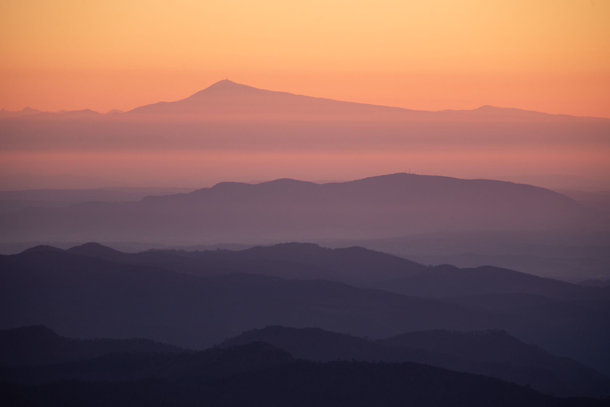 Mont Aigoual observatory viewpoint, France
