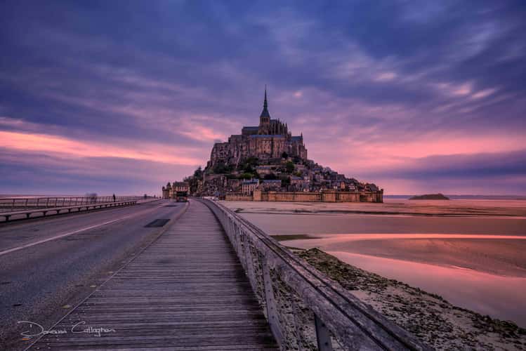 Mont Saint-Michel from Bridge