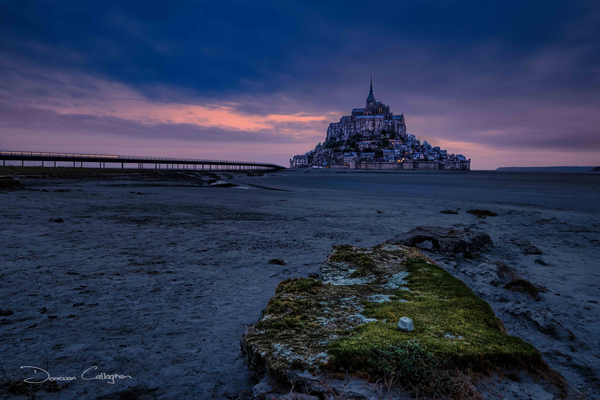 Mont Saint-Michel (Infrared), France