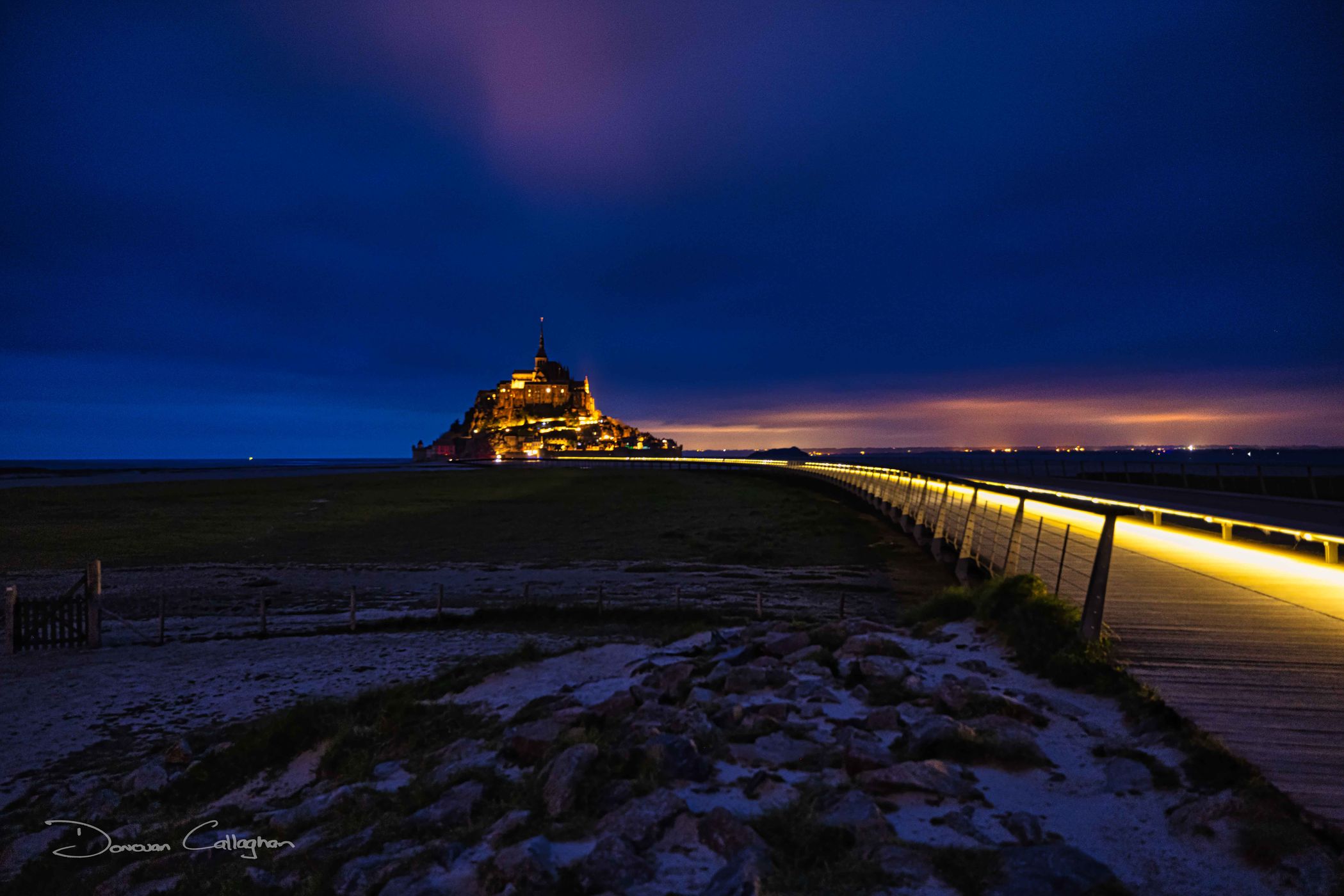 Mont Saint-Michel (Infrared), France