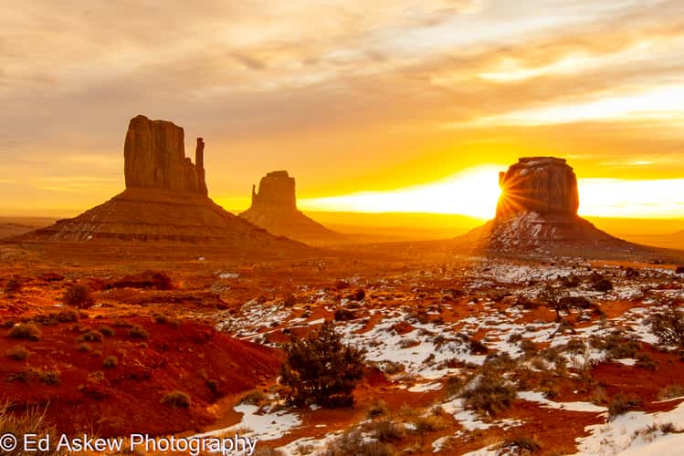 Monument Valley at sunrise