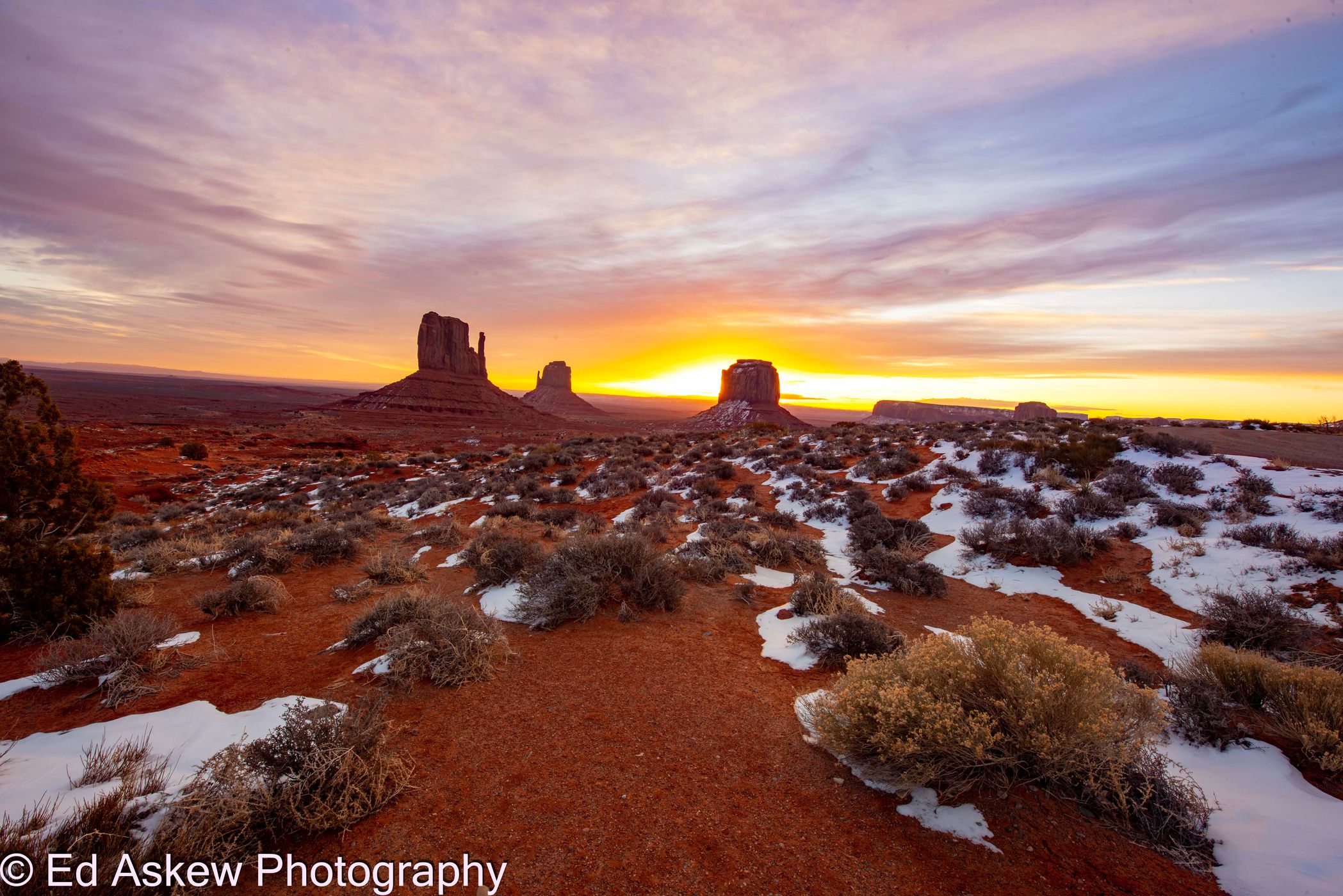 Monument Valley at sunrise, USA