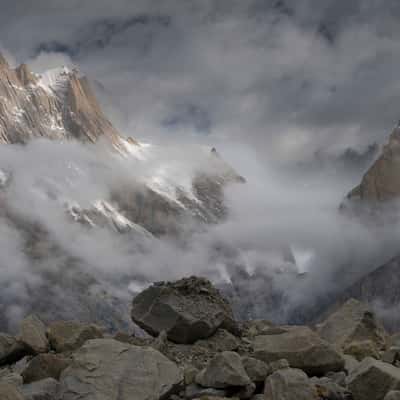 Mountains in Trango Tower massif, Pakistan