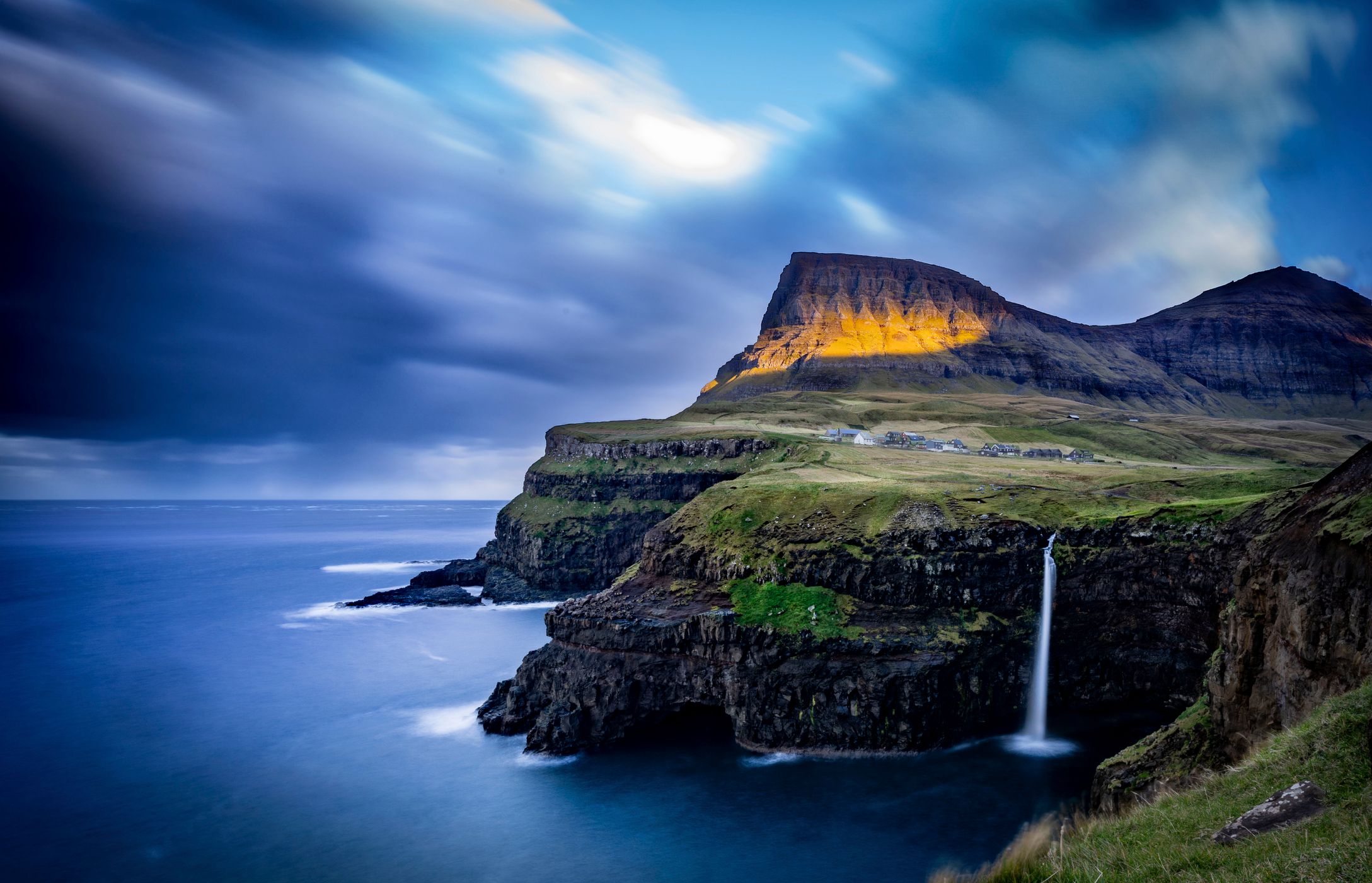 Múlafossur Waterfall, Faroe Islands