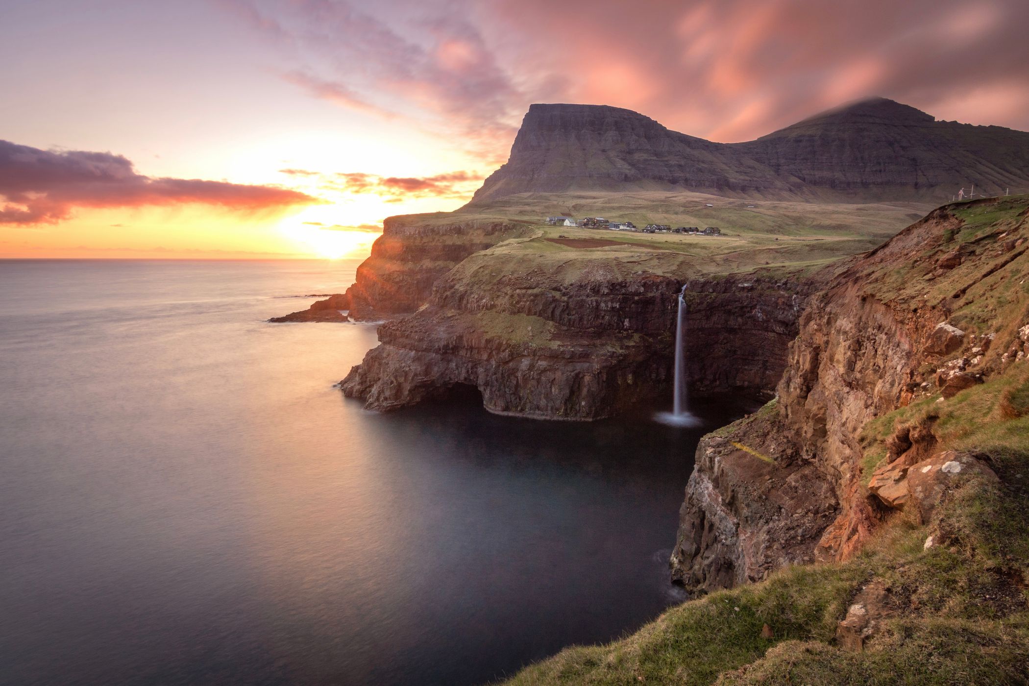 Múlafossur Waterfall, Faroe Islands