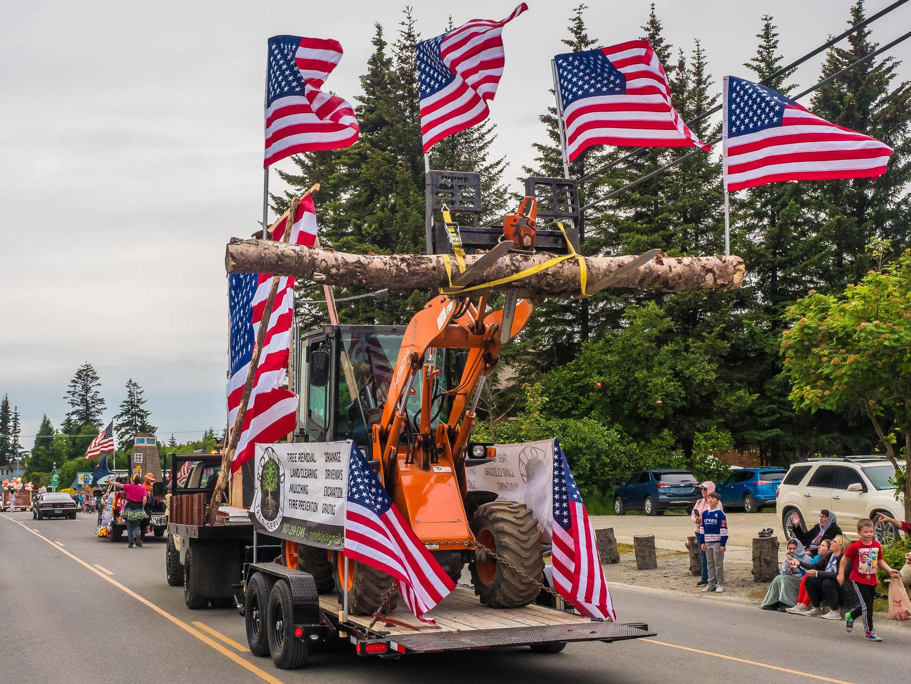 National Day Parade at Homer, USA