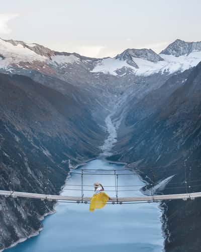 Olpererhütte Panorama Bridge