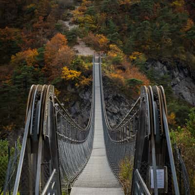 Passerelle himalayenne de l'Ébron, France