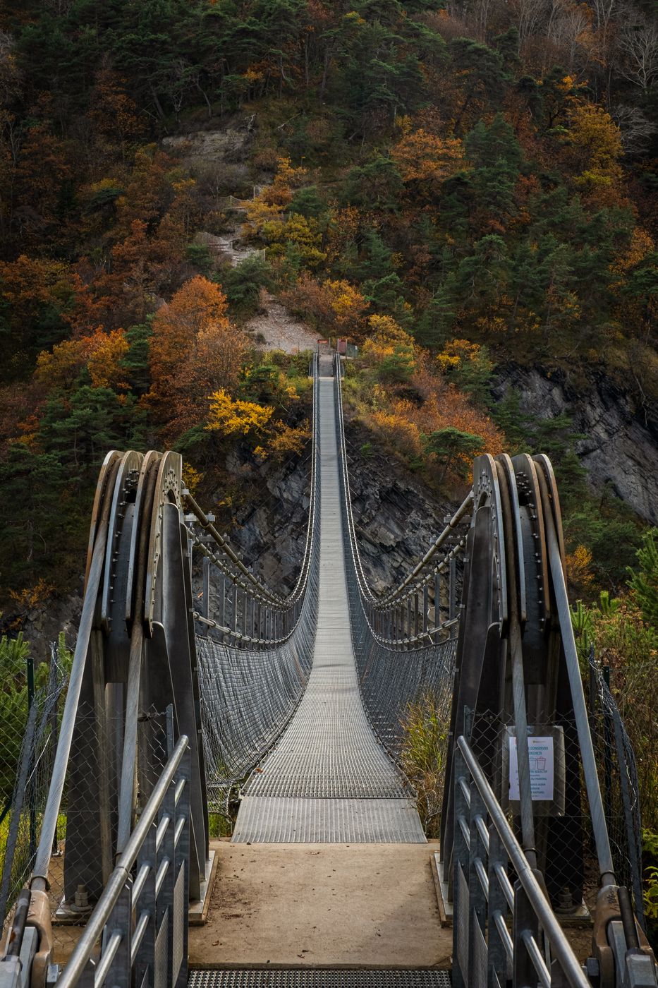 Passerelle himalayenne de l'Ébron, France
