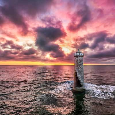 Phare des Baleineaux Lighthouse, Île de Ré, France
