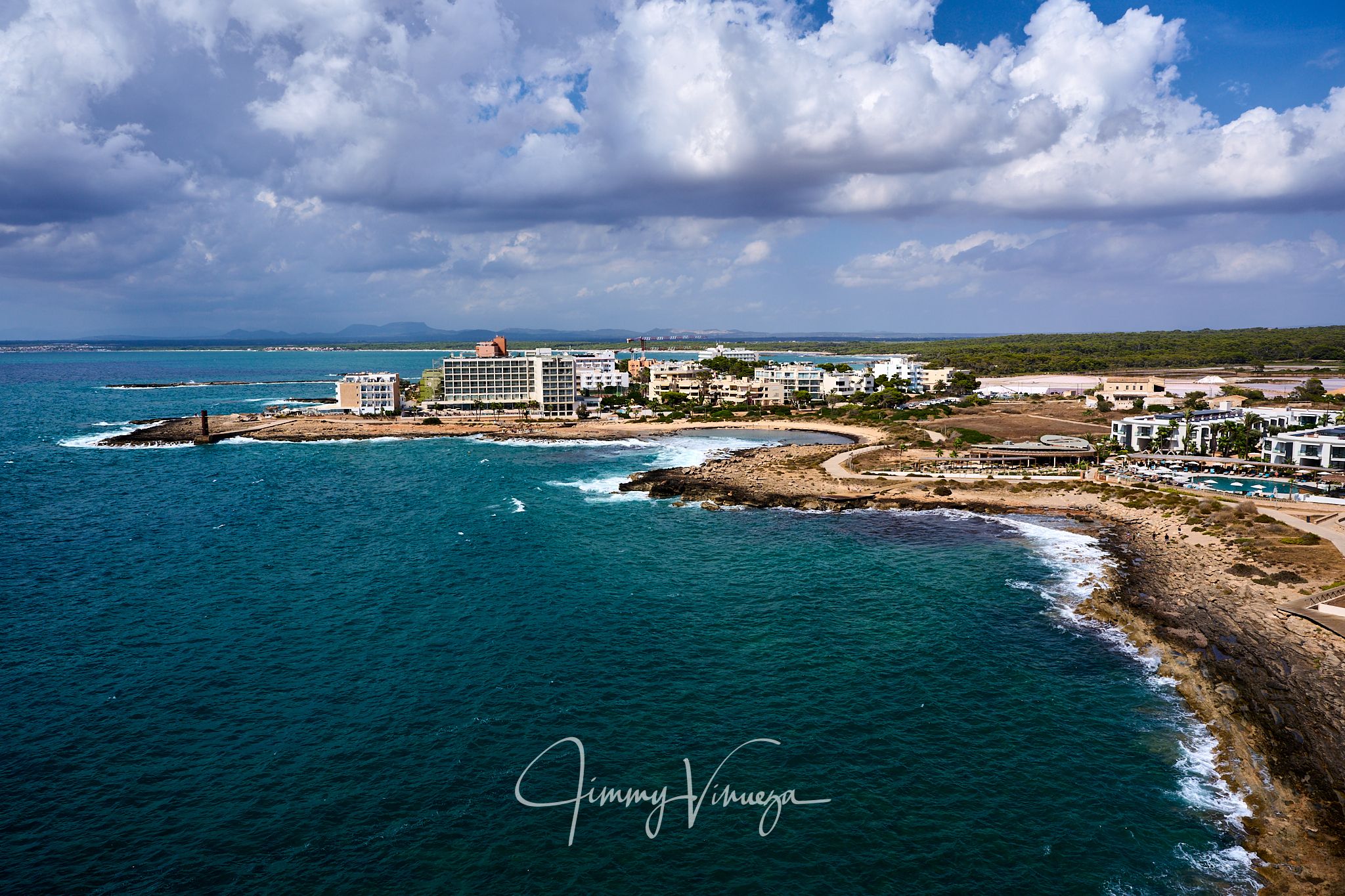 Platja Estanys from Hotel Iberostar, Spain