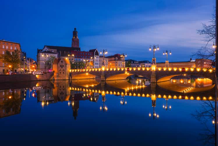 Pomorski bridge, Wrocław
