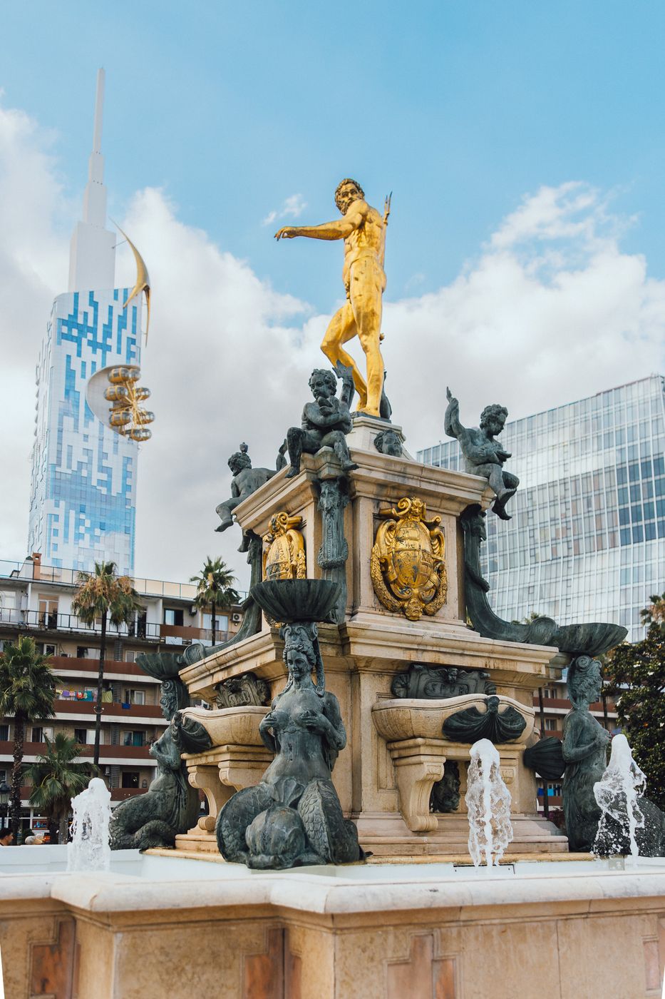 Poseidon Fountain Batumi, Georgia