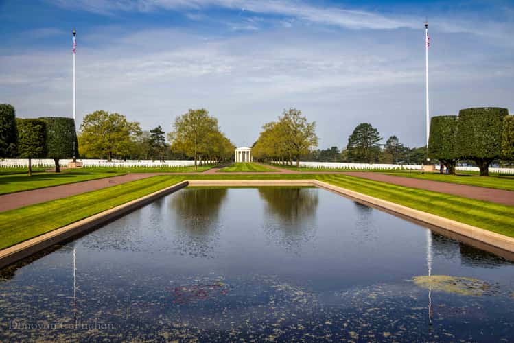 Reflecting Pool, Normandy American Cemetery, Omaha Beach