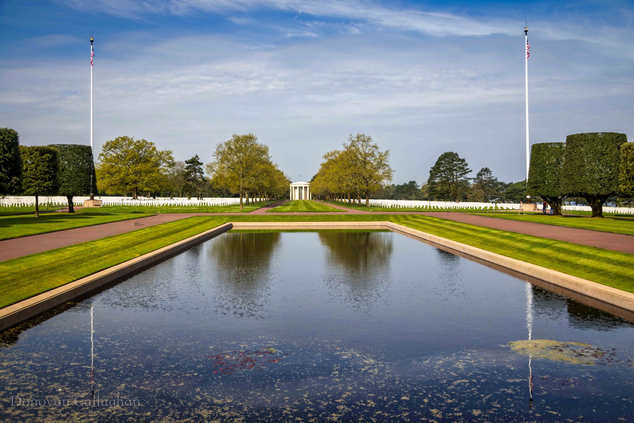 Reflecting Pool, Normandy American Cemetery, Omaha Beach, France