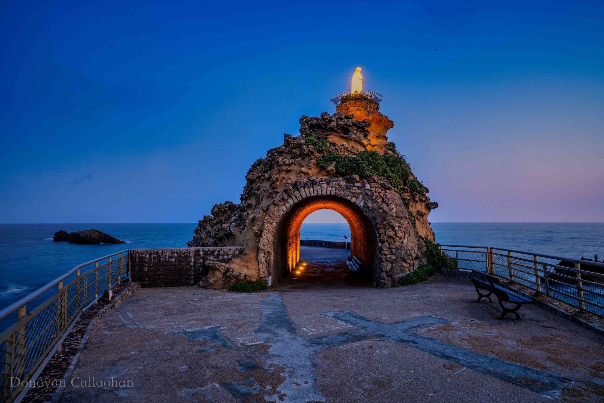 Rocher de la Vierge, Biarritz, France