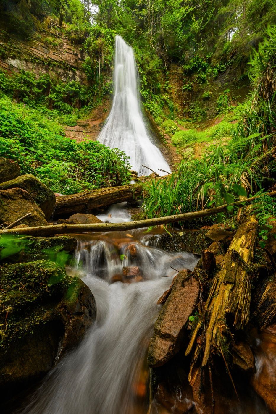 Sankenbachtal Waterfalls, Germany