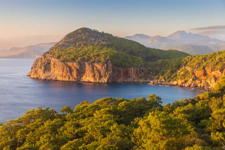 Sea coast near Cape Gelidonya