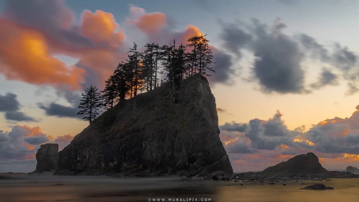 Second Beach Sea Stacks, USA