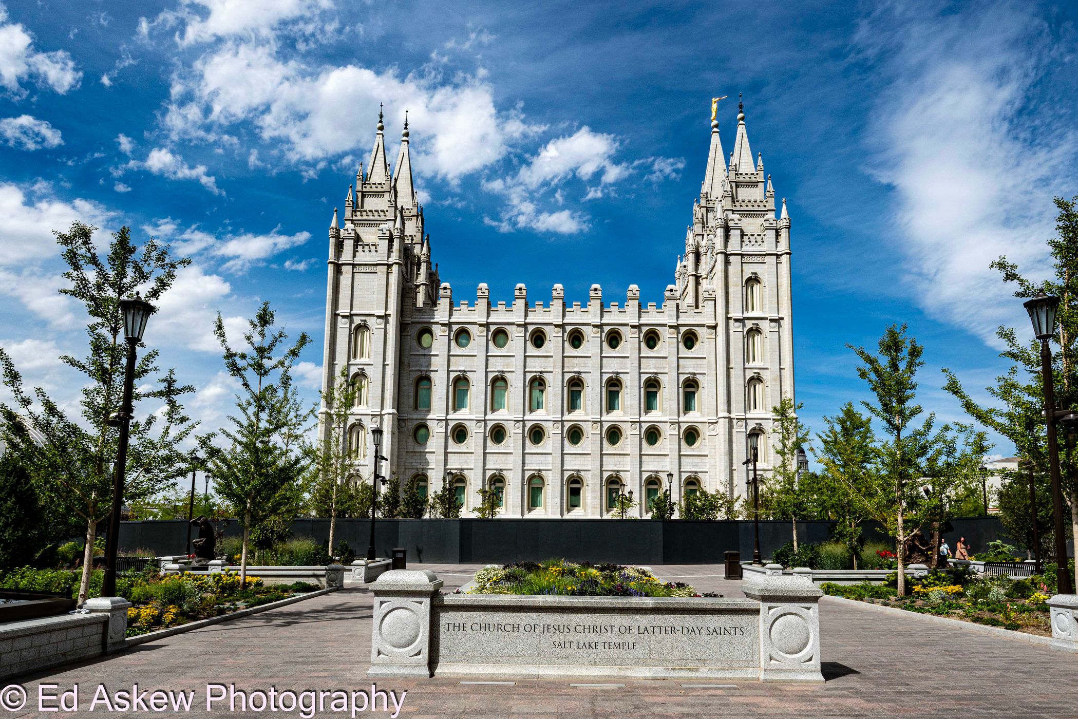 Side View Salt Lake Temple, USA