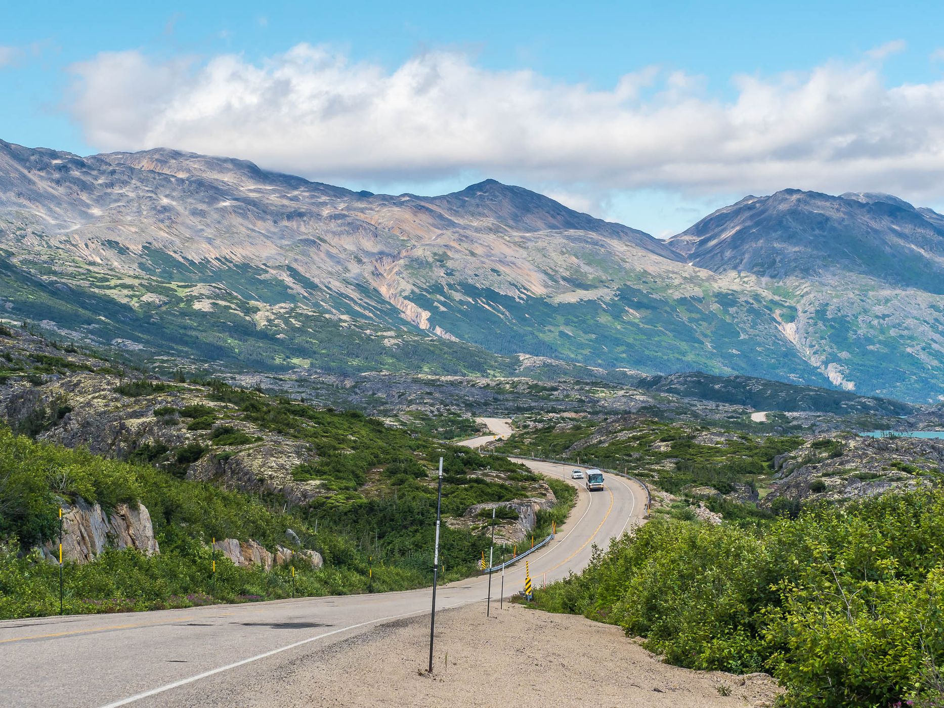 South Klondike Highway south of Fraser, Canada