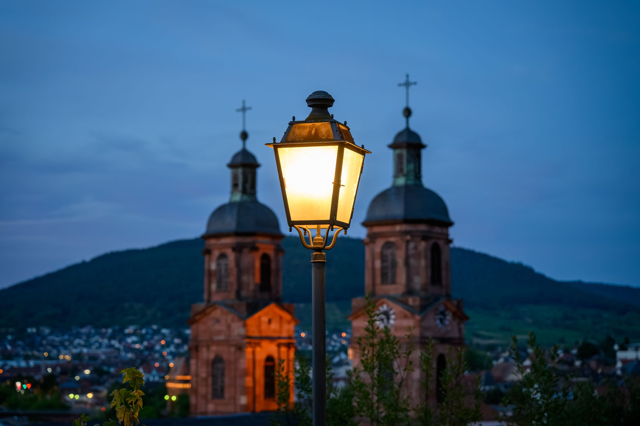 Straßenlaterne in Miltenberg, Germany