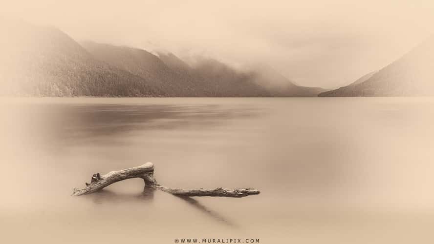 Sunset On Lake Crescent