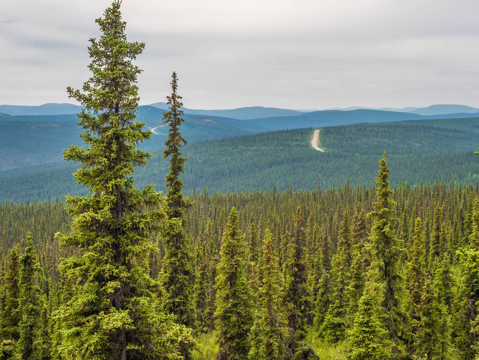 Top of the World Highway, Canada