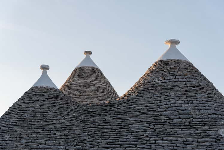 Trulli roofs Alberobello